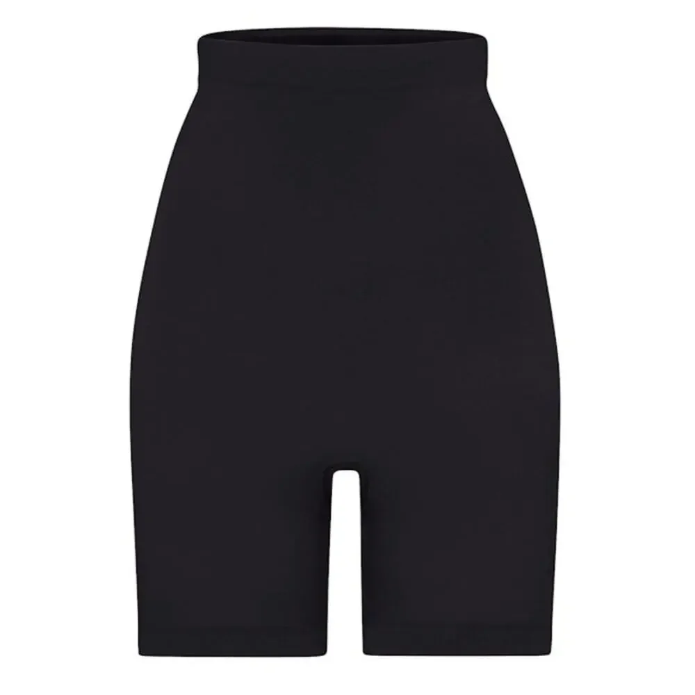 SKIMS SEAMLESS SCULPT High-Waisted Above The Knee Short - Onyx Size M NWT #1989